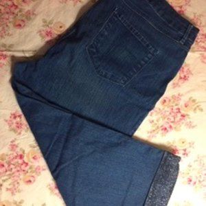 crop, slimming, Jordyn style, med blue, 14